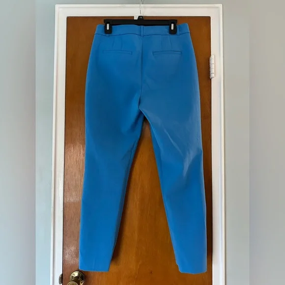 White House Black Market Elle Slim blue dress pants, size 8. - Picture 2 of 8